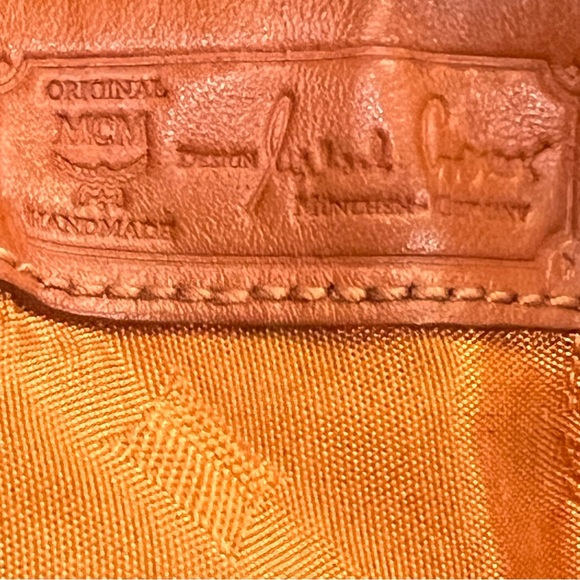 MCM Mini Visetos Boston With Strap Bag - Picture 10 of 11